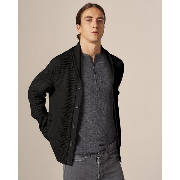 Rag & Bone Men's Cardiff Shawl Cardigan, Size M - Picture 3 of 14